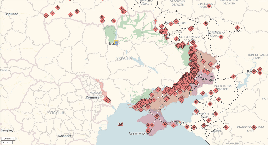 Map of Russian military advances in Ukraine as of May 30, 2026. (Source: Open-source intelligence (OSINT) project DeepState) Map of Russian military advances in Ukraine as of May 30, 2026. (Source: Open-source intelligence (OSINT) project DeepState)