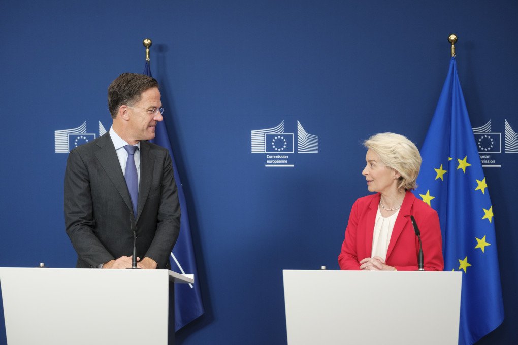 General of NATO Mark Rutte President of the European Commission Ursula von der Leyen