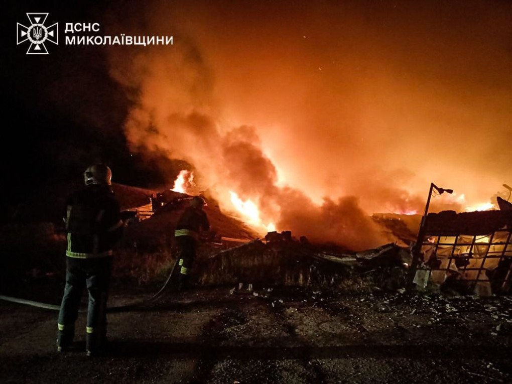 Aftermath of a Russian drone strike on Mykolaiv, July 24, 2025. (Source: SES)