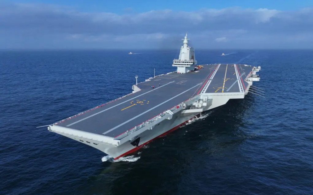 A Chinese rendering of the possible look of the Type 004 class aircraft carrier in the open sea. (Photo: open source) A Chinese rendering of the possible look of the Type 004 class aircraft carrier in the open sea. (Photo: open source)