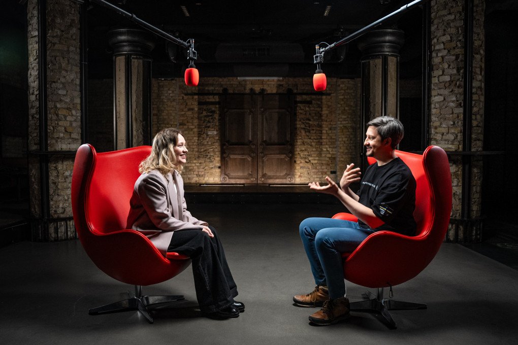 Valeriya Ionan (L) during a podcast recording with Luukas Ilves (R). (Source: Valeriya Ionan) Valeriya Ionan (L) during a podcast recording with Luukas Ilves (R). (Source: Valeriya Ionan)