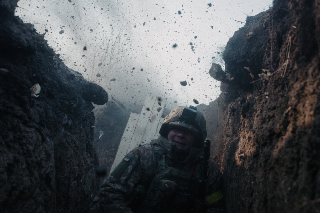 A Ukrainian soldier in a trench. Photo: Kostiantyn Huzenko A Ukrainian soldier in a trench. Photo: Kostiantyn Huzenko