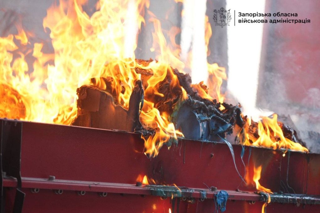 The aftermath of Russian attck on Nova Post logistics terminal in Zaporizhzhia, Ukraine. (Source: Zaporizhzhia Regional Military Administration) The aftermath of Russian attck on Nova Post logistics terminal in Zaporizhzhia, Ukraine. (Source: Zaporizhzhia Regional Military Administration)