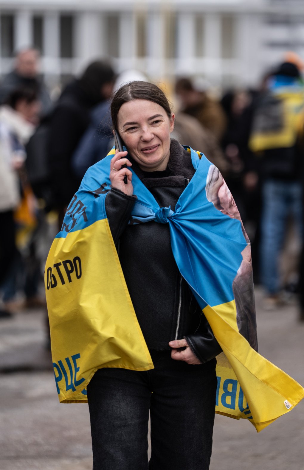 A woman receives the news of the exchange of her husband during the first day of the prisoner exchange, March 5, 2026, undisclosed location, Ukraine. Photo by Dmytro Ivanov/UNITED24 Media