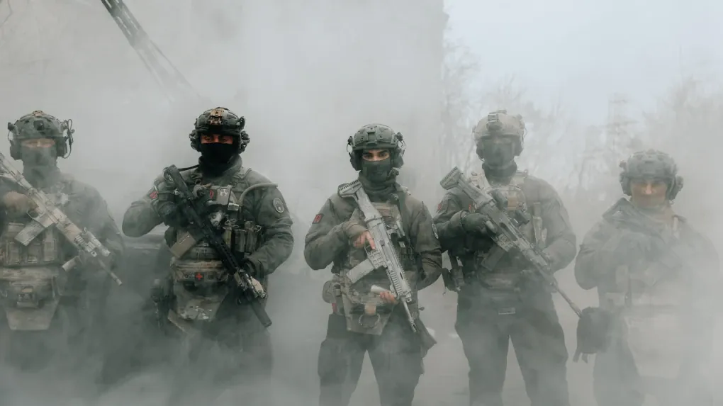 Members of the Ukrainian International Legion. (Source: Militaryland)