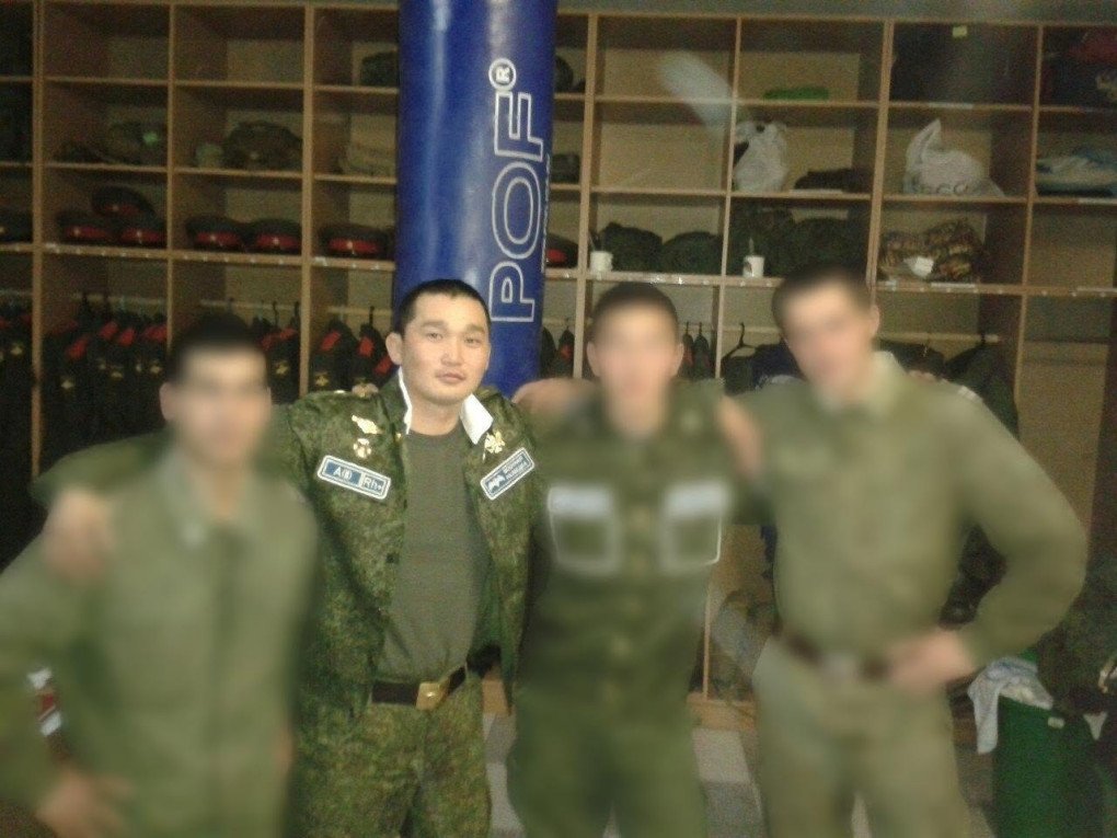 Bato Munkuyev during his service in the Russian Army. (Source: 1st Separate Assault Regiment) Bato Munkuyev during his service in the Russian Army.