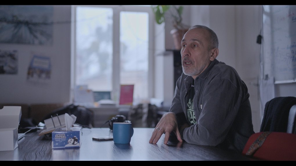 Volodymyr Tykhyi, film director and one of the co-founders of Babylon 13. Kyiv, December 2025. (Source: Louis Beaudemont / UNITED24 Media)