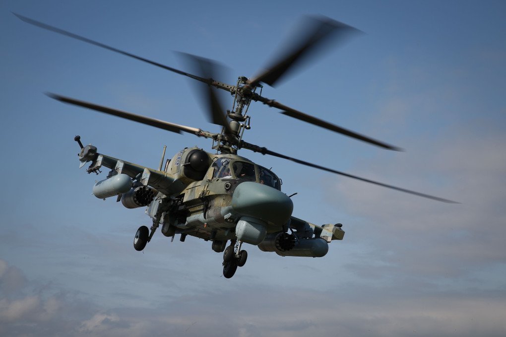 A Kamov Ka-52 Alligator military helicopter takes part in a military aviation competition in Russia’s Krasnodar region on March 28, 2019. (Source: Getty Images) A Kamov Ka-52 Alligator military helicopter takes part in a military aviation competition in Russia’s Krasnodar region on March 28, 2019. (Source: Getty Images)