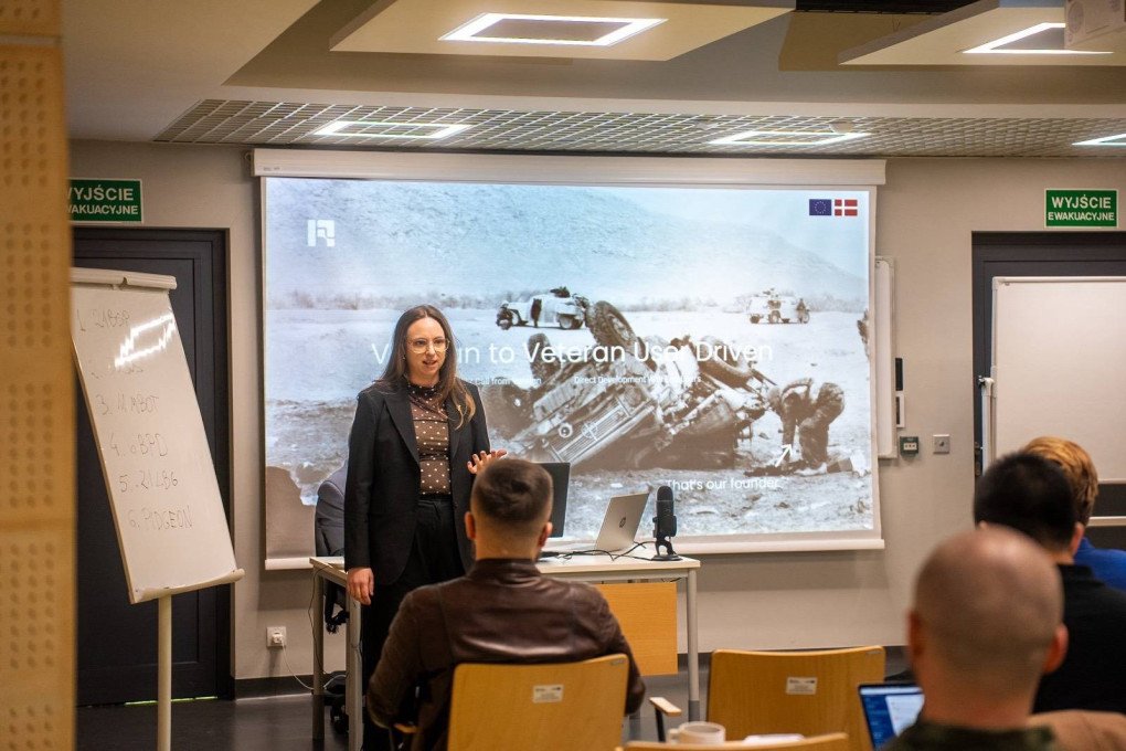 Christine Thaagaard during Robotto presentation. (Source: Robotto)