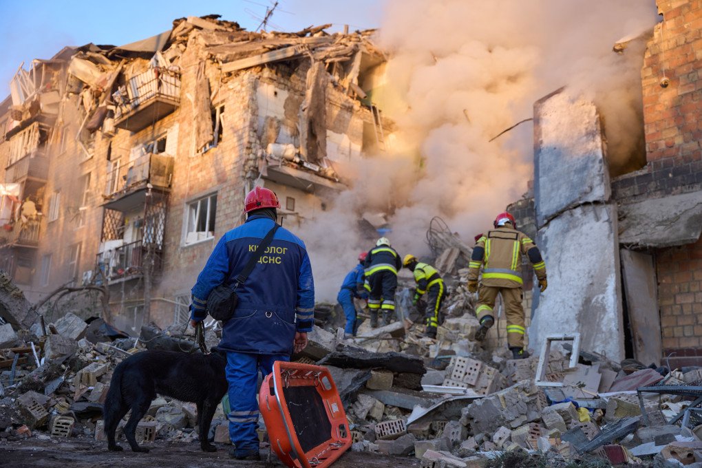 Aftermath of a massive Russian combined missile and drone strike on Kyiv on August 28, 2025. (Source: Mykyta Shandyba for UNITED24 Media)