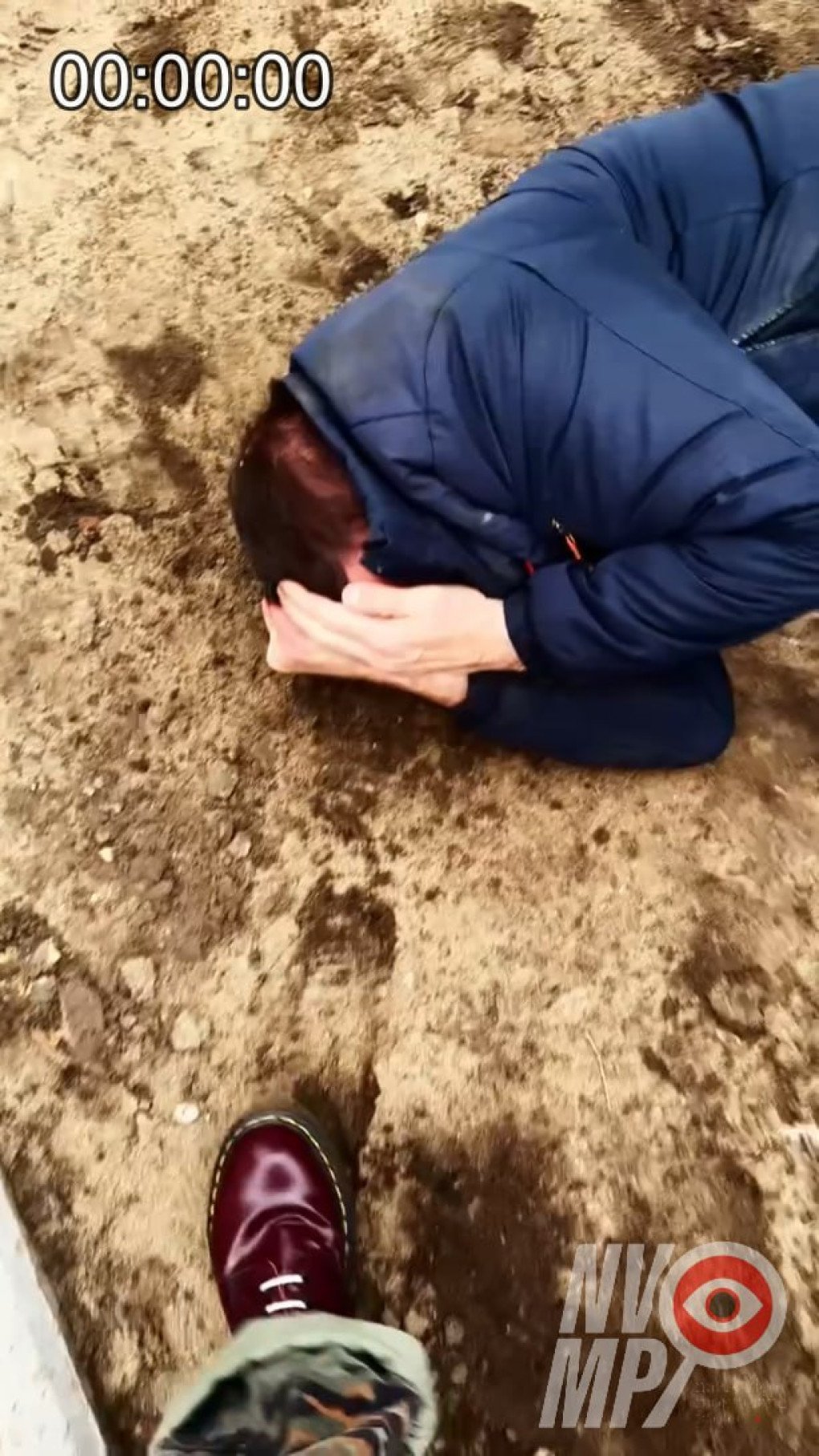 Screenshot from a video of a Nazi group launching an attack. (Source: Nazi Video Monitoring Project (NVM Project) 