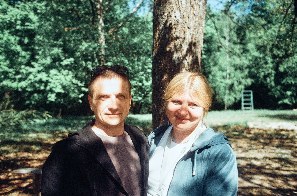 Viktor and Liuba, beneficiaries of the Veteran’s Family program organized by Caritas. May 2026, the Zhytomyr region, Ukraine. (Photo: Louis Beaudemont/UNITED24 Media) Viktor and Liuba, beneficiaries of the Veteran’s Family program organized by Caritas. May 2026, the Zhytomyr region, Ukraine. (Photo: Louis Beaudemont/UNITED24 Media)