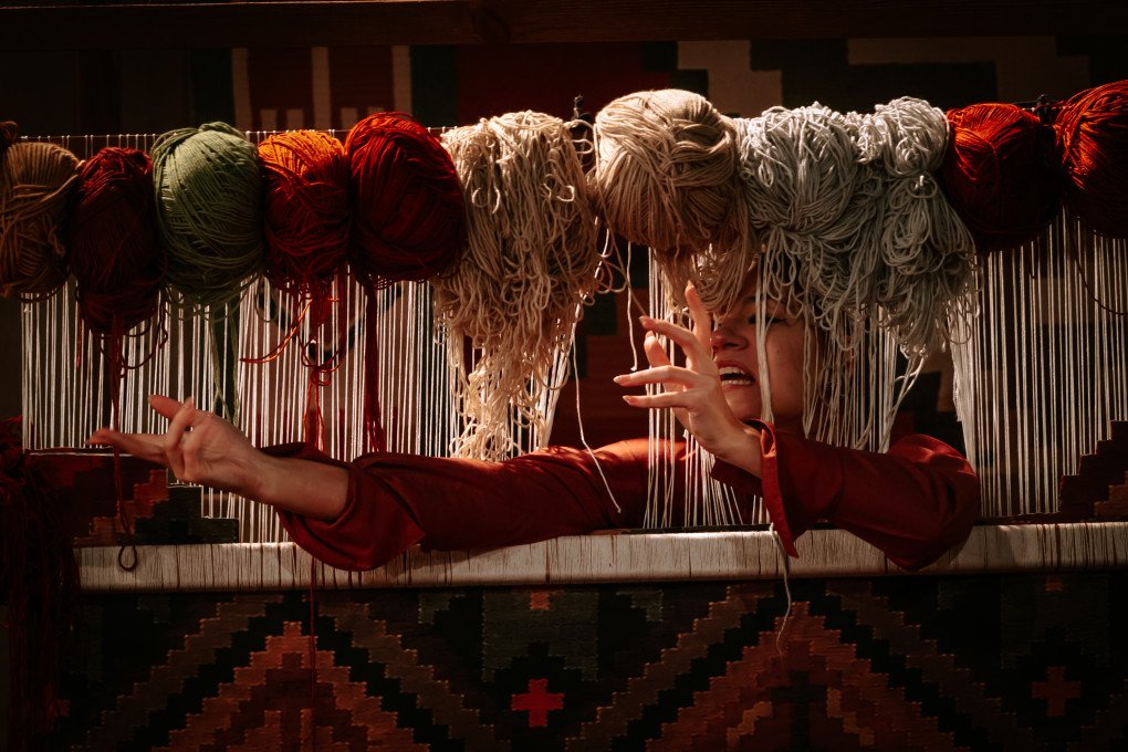 A theatrical scene from “There Is Land Beyond Perekop,” which explores Crimean identity. (Source: Kateryna Tunik) A theatrical scene from “There Is Land Beyond Perekop,” which explores Crimean identity. (Source: Kateryna Tunik)
