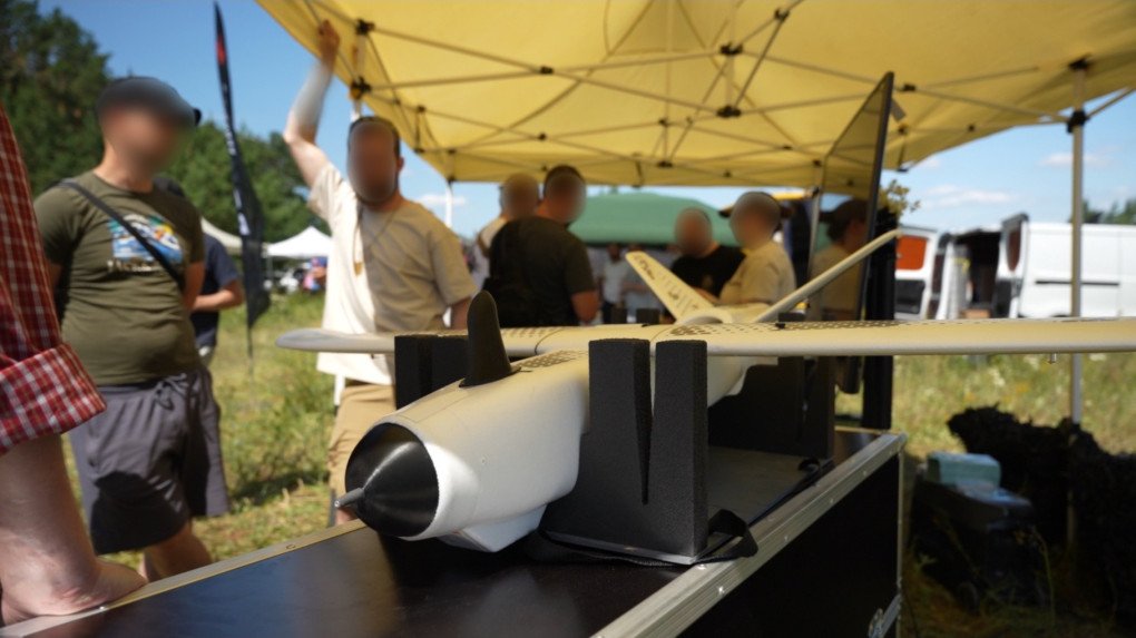 The Scout reconnaissance drone by Buntar Aerospace. Photo: Mykyta Shandyba/UNITED24 Media The Scout reconnaissance drone by Buntar Aerospace. Photo: Mykyta Shandyba/UNITED24 Media