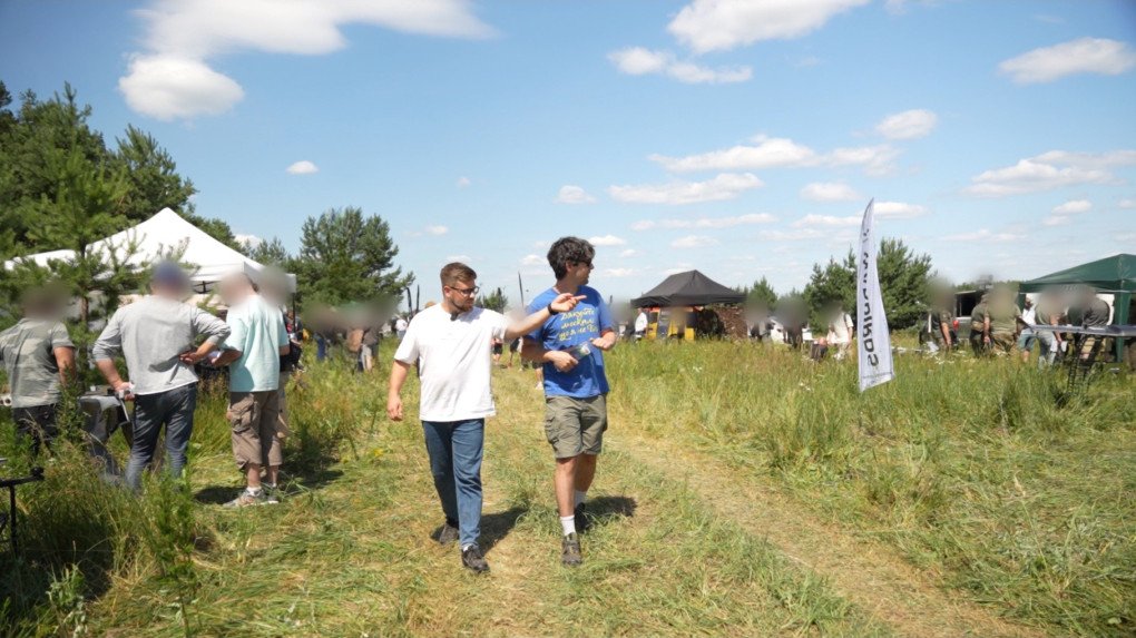 Denys Lohvynenko decides to show me around. Photo: Mykyta Shandyba/UNITED24 Media Denys Lohvynenko decides to show me around. Photo: Mykyta Shandyba/UNITED24 Media