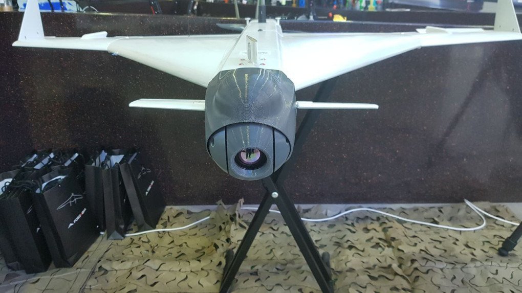 La munición merodeadora «Klin» de fabricación rusa. (Fuente: Soniashnyk)