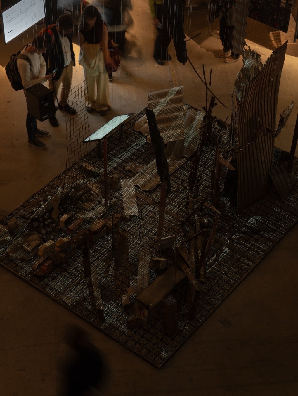 The ongoing transformation of war and destruction into an art installation at the Venice Biennale, (Photo: Ivanna Lipych)