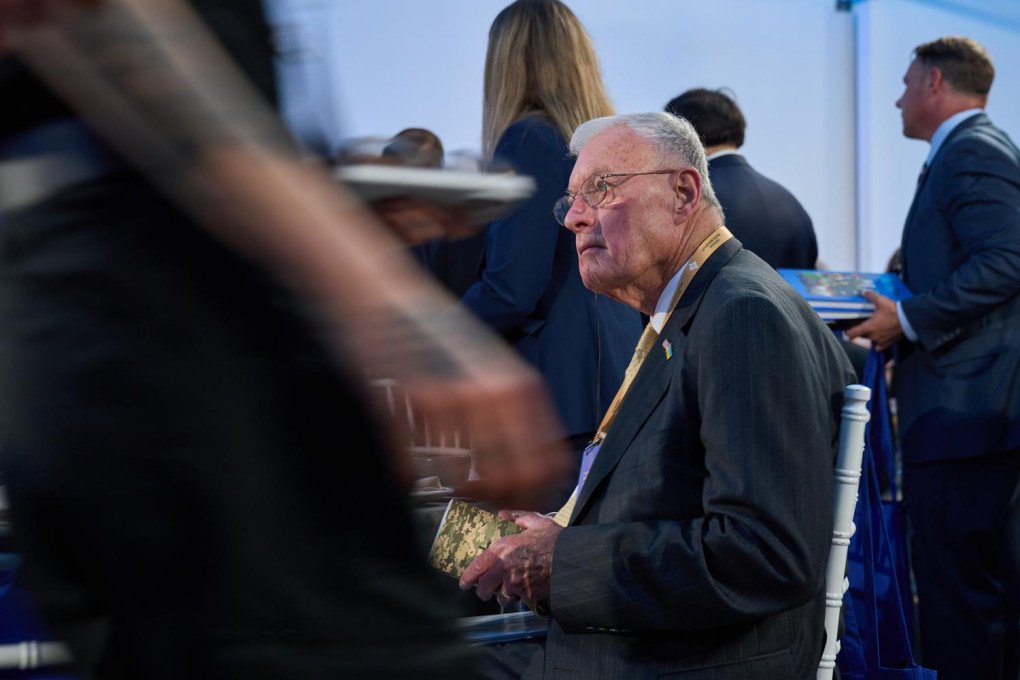 Retired Lieutenant General Keith Kellogg during the National Prayer Breakfast of Ukraine in Kyiv on August 23, 2026. (Source: Mykyta Shandyba/UNITED24 Media)