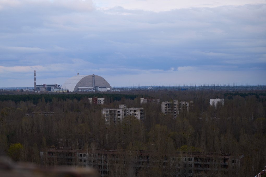 Chornobyl Nuclear Power Plant. View from the city. Photo: Mykyta Shandyba/UNITED24 Media