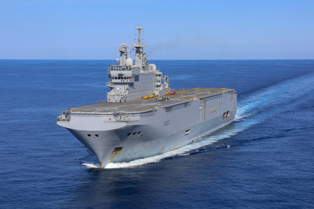 The French Navy amphibious assault ship Mistral (L9013) in the Mediterranean Sea on 24 June 2020. (Source: Wikimedia) The French Navy amphibious assault ship Mistral (L9013) in the Mediterranean Sea on 24 June 2020. (Source: Wikimedia)
