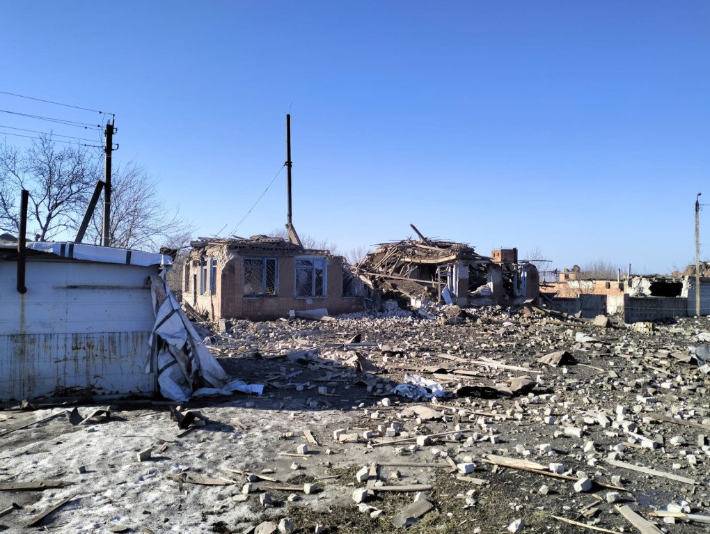 A view of the damage caused by the Russian attack in Kharkiv region on March 13, 2026. (Source: Head of the Kupiansk District Military Administration)