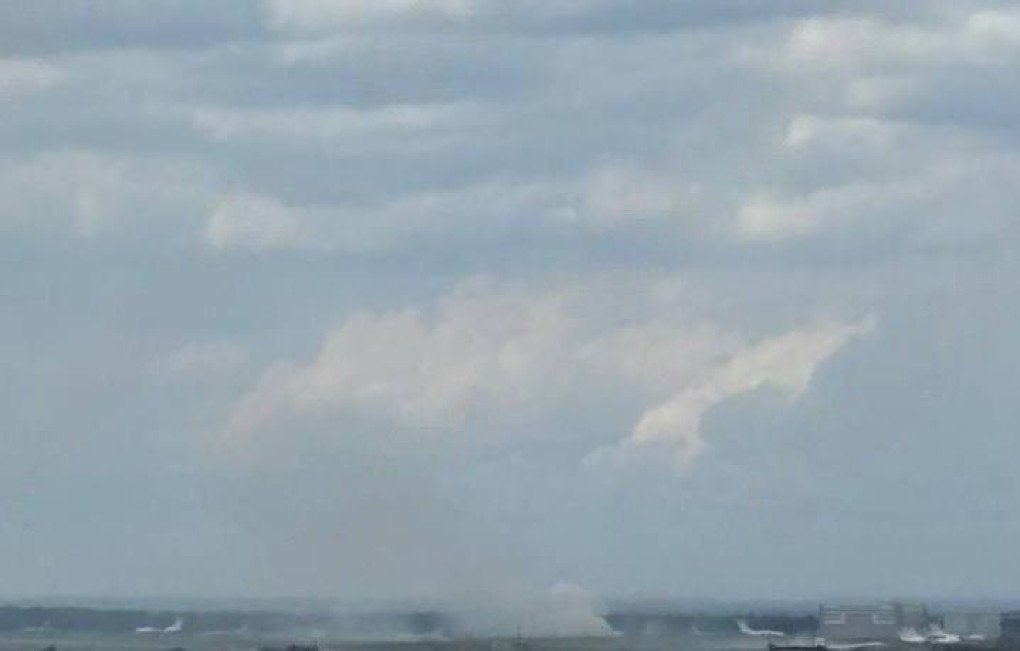 Smoke rises from Dyagilevo airfield in the Ryazan region, June 1, 2025. (Photo: open sources) Smoke rises from Dyagilevo airfield in the Ryazan region, June 1, 2025. (Photo: open sources)