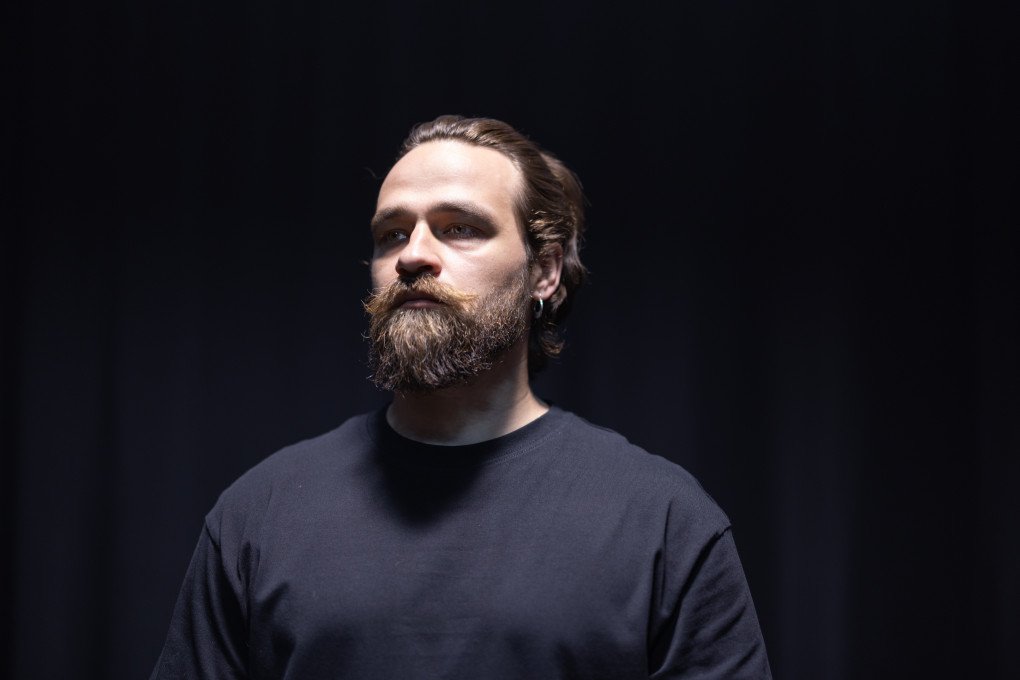 Azov officer Daniil “Kultura” Mireskin plays Odysseus in the production and also served as its military consultant. (Photo: Vic Bakin/UNITED24 Media)