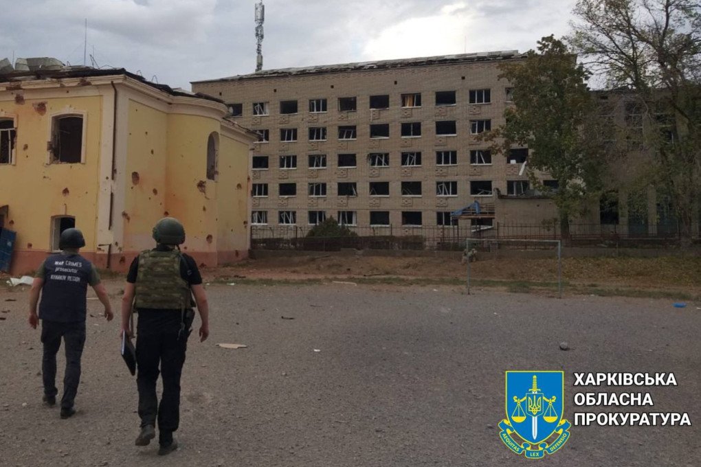 Aftermath of the Russian strike. (Source: Kharkiv Regional Prosecutor’s Office) Aftermath of the Russian strike. (Source: Kharkiv Regional Prosecutor’s Office)