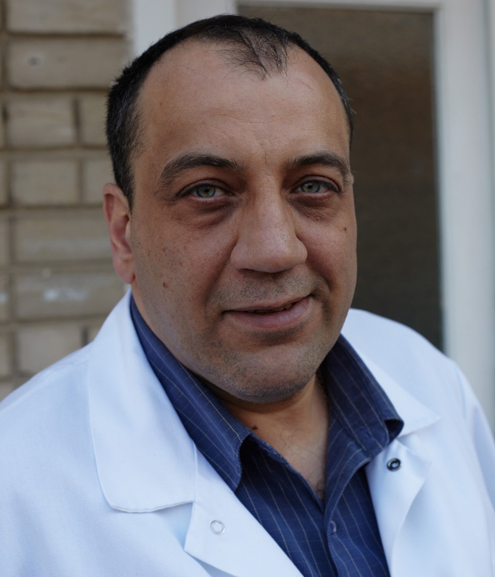 Dr. Evgen Hnilitsky, Director of the Maternity Hospital. (Source: UNITED24 Media/ Joshua Olley) Dr. Evgen Hnilitsky, Director of the Maternity Hospital. (Source: UNITED24 Media/ Joshua Olley)