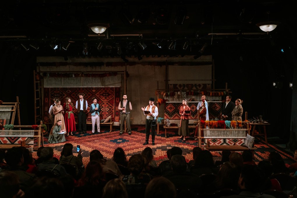 A scene from “There Is Land Beyond Perekop,” a theatrical production exploring Crimea’s history, cultural identity, and collective memory. (Source: Kateryna Tunik) A scene from “There Is Land Beyond Perekop,” a theatrical production exploring Crimea’s history, cultural identity, and collective memory. (Source: Kateryna Tunik)