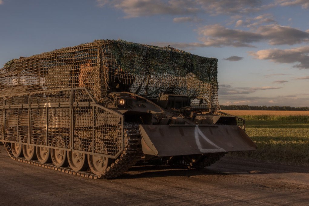 Ukrainian servicemen operate an armoured military vehicle in the Sumy region, near the border with Russia, on August 12, 2024, amid the Russian invasion of Ukraine. (Source: Getty Images) Ukrainian servicemen operate an armoured military vehicle in the Sumy region, near the border with Russia, on August 12, 2024, amid the Russian invasion of Ukraine. (Source: Getty Images)