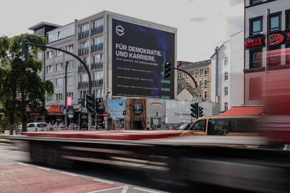 ARX Robotics recruitment campaign in Germany as the company plans to double its workforce by the end of 2026. (Source: ARX Robotics)