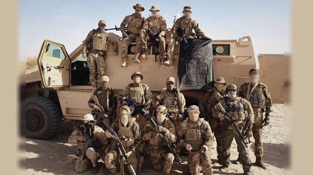 Wagner Group mercenaries pose in Mali during operations in West Africa. (Source: Open source) Wagner Group mercenaries pose in Mali during operations in West Africa. (Source: Open source)