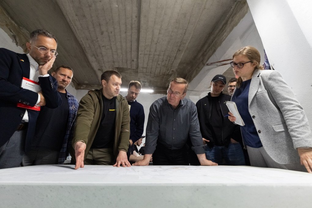 German Defense Minister Boris Pistorius during the meeting with Ukrainian Defense Minister Mykhailo Fedorov. (Source: Ukrainian Ministry of Defense)