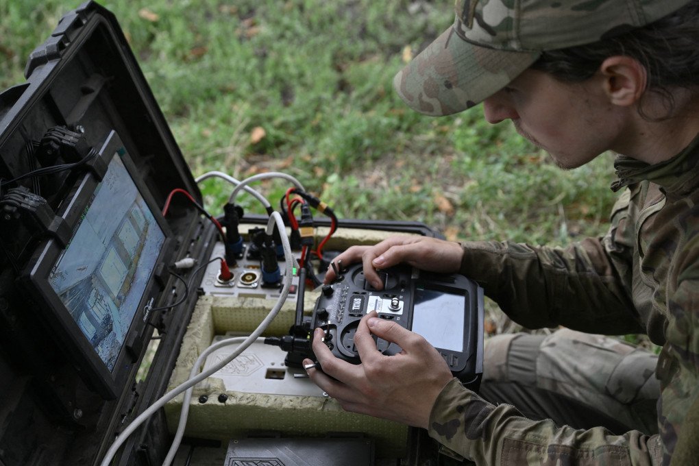 Drone pilot with callsign Rubik, 22, from the Reconnaissance Company "Only Wars" of the Ukrainian 3rd Army Corps controls a FPV drone during a training flight in an undisclosed location, in eastern Ukraine on August 12, 2025, amid the Russian invasion of Ukraine. (Photo by Genya Savilov via Getty Images) Drone pilot with callsign Rubik, 22, from the Reconnaissance Company "Only Wars" of the Ukrainian 3rd Army Corps controls a FPV drone during a training flight in an undisclosed location, in eastern Ukraine on August 12, 2025, amid the Russian invasion of Ukraine. (Photo by Genya Savilov via Getty Images)