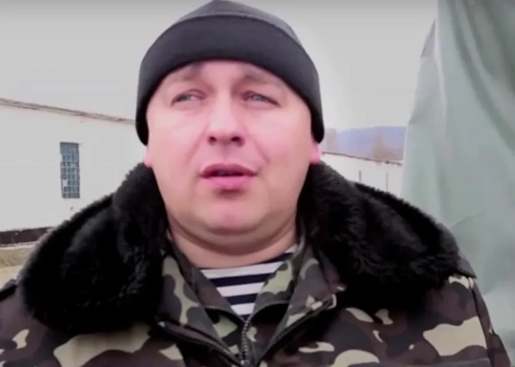 Storozhenko, durante su servicio en las Fuerzas Armadas de Ucrania en los días de la anexión rusa de Crimea, 2014. (Foto: fuente abierta)