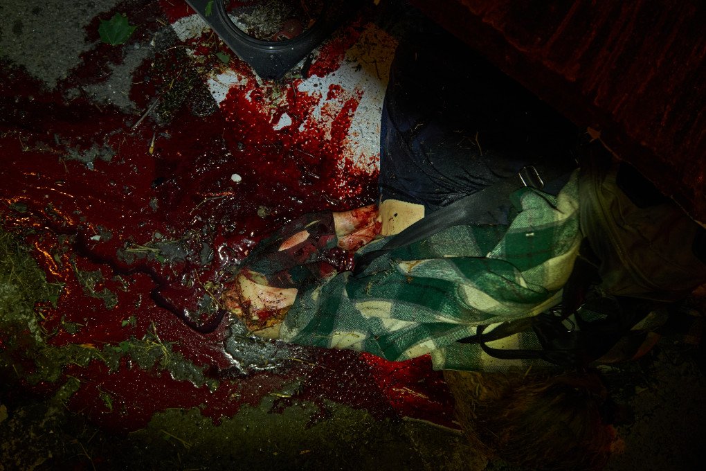 A victim lies at the scene of a Russian ballistic missile strike on Kyiv. (Source: Mykyta Shandyba/UNITED24 Media) A victim lies at the scene of a Russian ballistic missile strike on Kyiv. (Source: Mykyta Shandyba/UNITED24 Media)