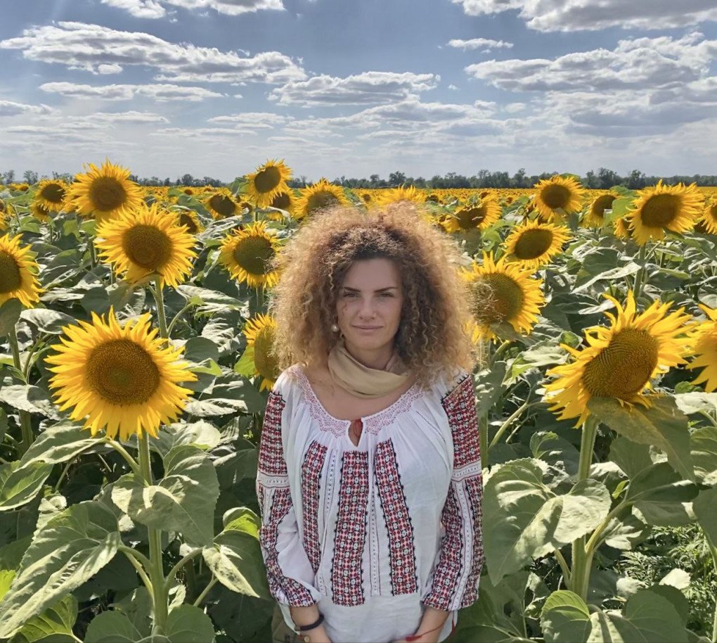 Oresta during one of her volunteer journeys. Photo: Oresta Brit.