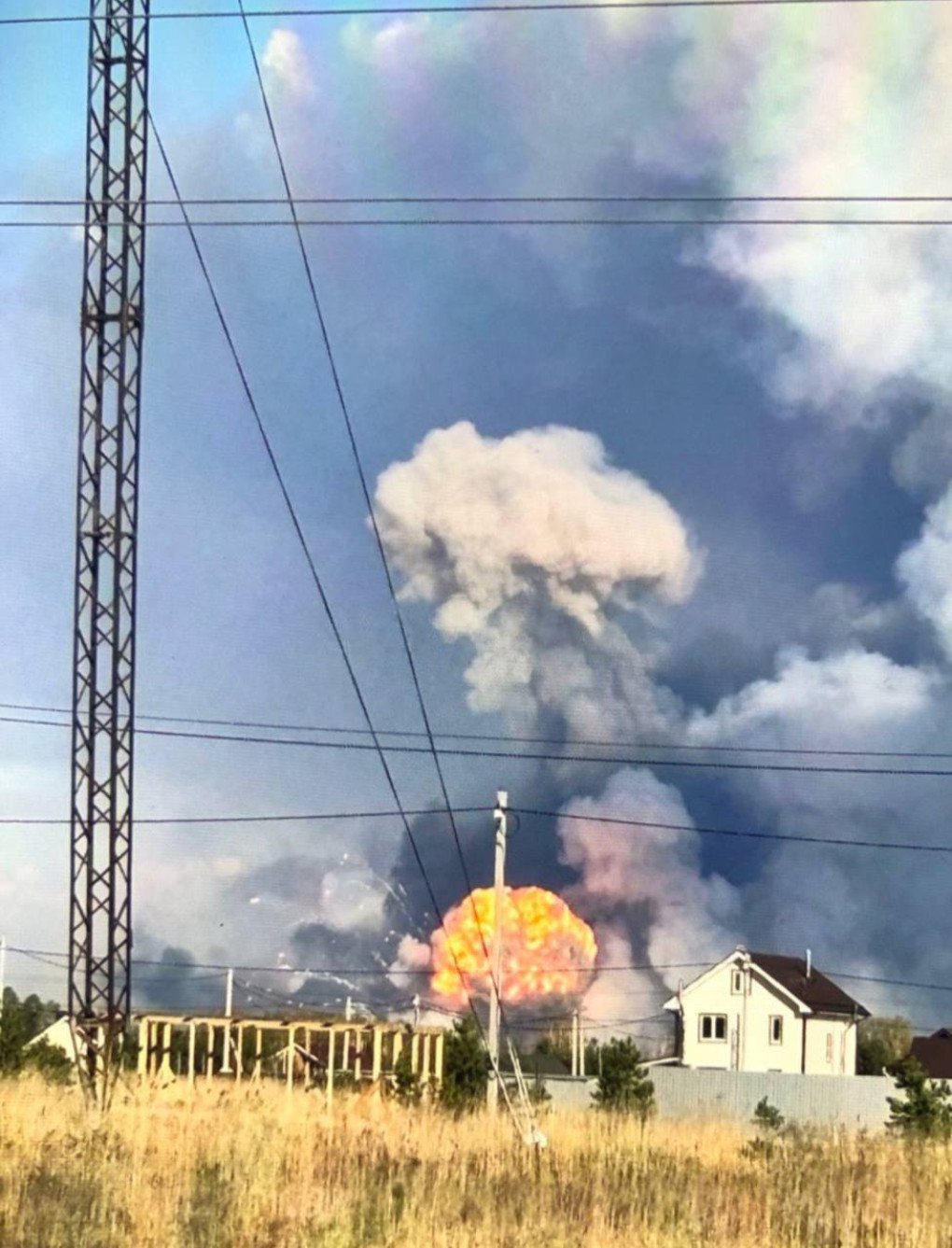 A powerful explosion occurred in the Kirzhach district of Vladimir region, according to the region's governor, Alexander Avdeev. (Source: Russian media) A powerful explosion occurred in the Kirzhach district of Vladimir region, according to the region's governor, Alexander Avdeev. (Source: Russian media)