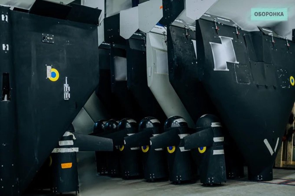 Production of the Ukrainain MICH strike drone.