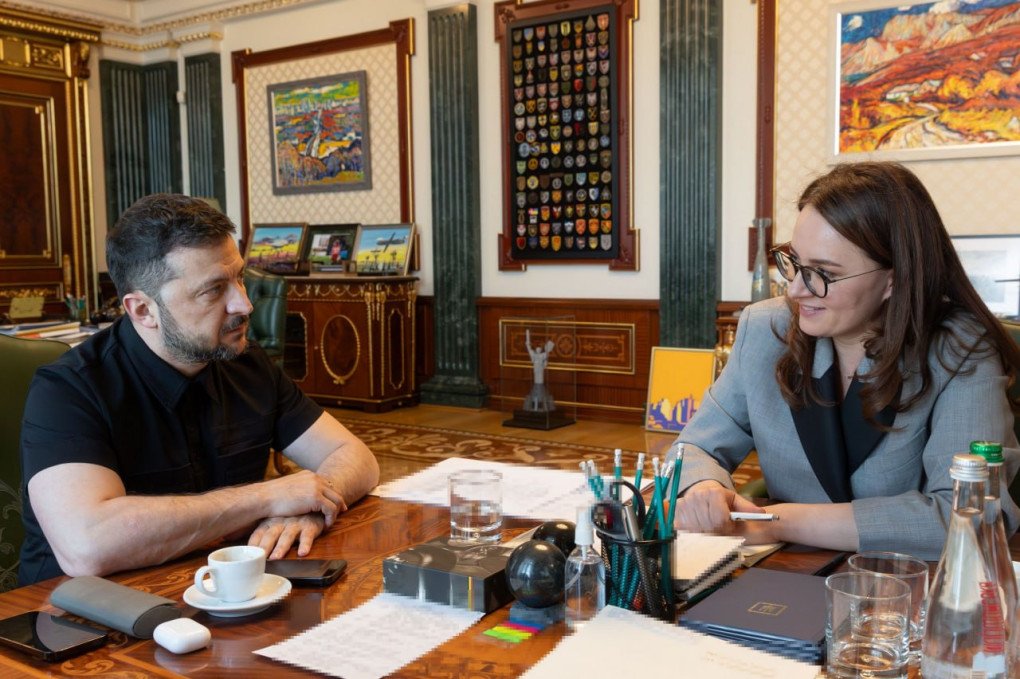 Ukrainian President Volodymyr Zelenskyy and Yulia Svyrydenko, First Deputy Prime Minister and Minister of Economic Development and Trade. (Source: Office of the President of Ukraine) Ukrainian President Volodymyr Zelenskyy and Yulia Svyrydenko, First Deputy Prime Minister and Minister of Economic Development and Trade. (Source: Office of the President of Ukraine)