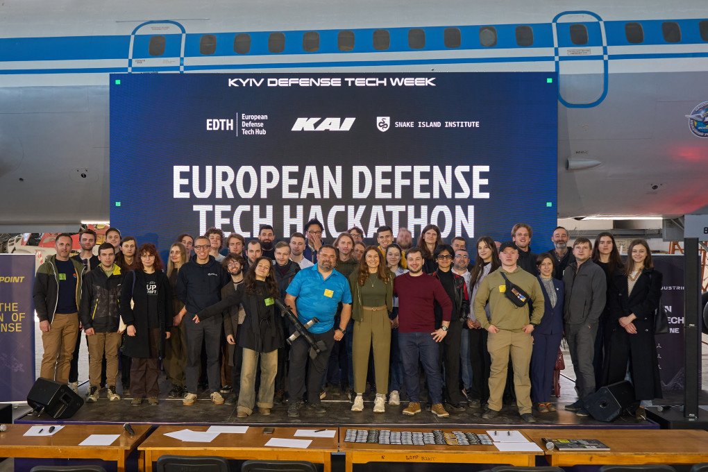 Participants of the Hackathon during the final day of the Kyiv Defense Tech Week, May 3, 2026. (Source: KDTW)
