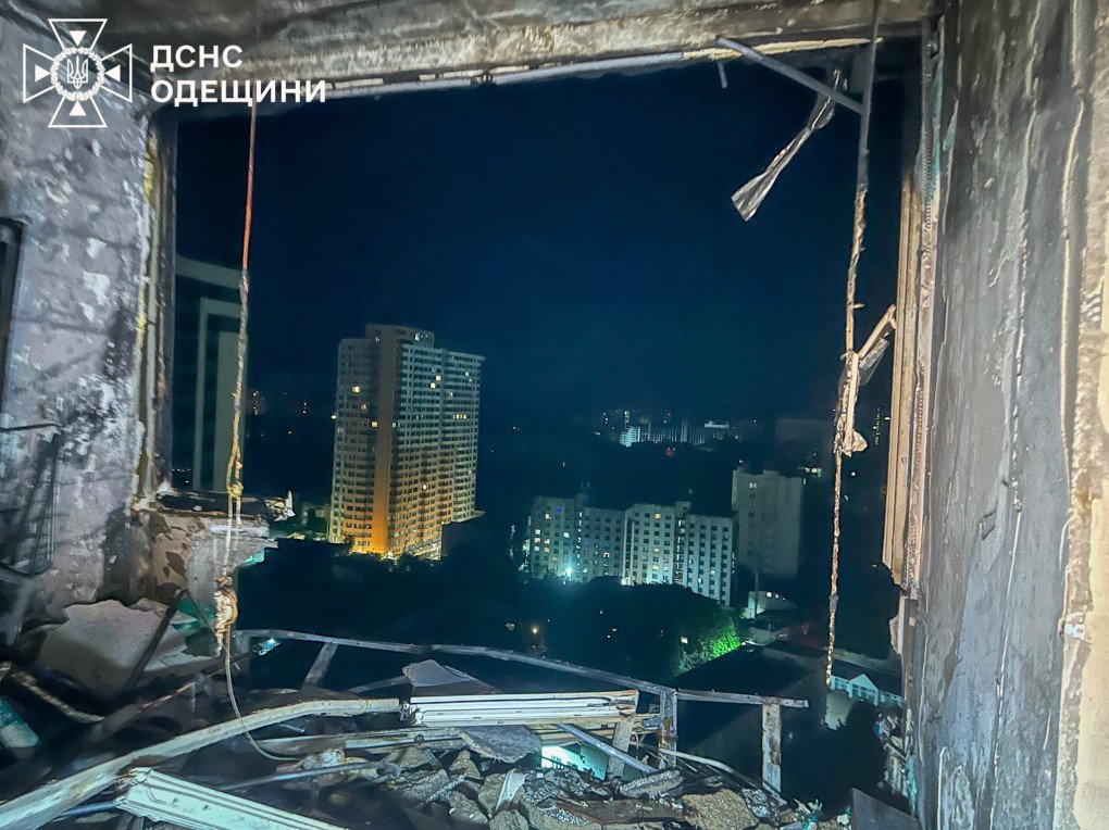 Aftermath of a Russian drone attack on Odesa on June 20, 2025. (Source: SES) Aftermath of a Russian drone attack on Odesa on June 20, 2025. (Source: SES)