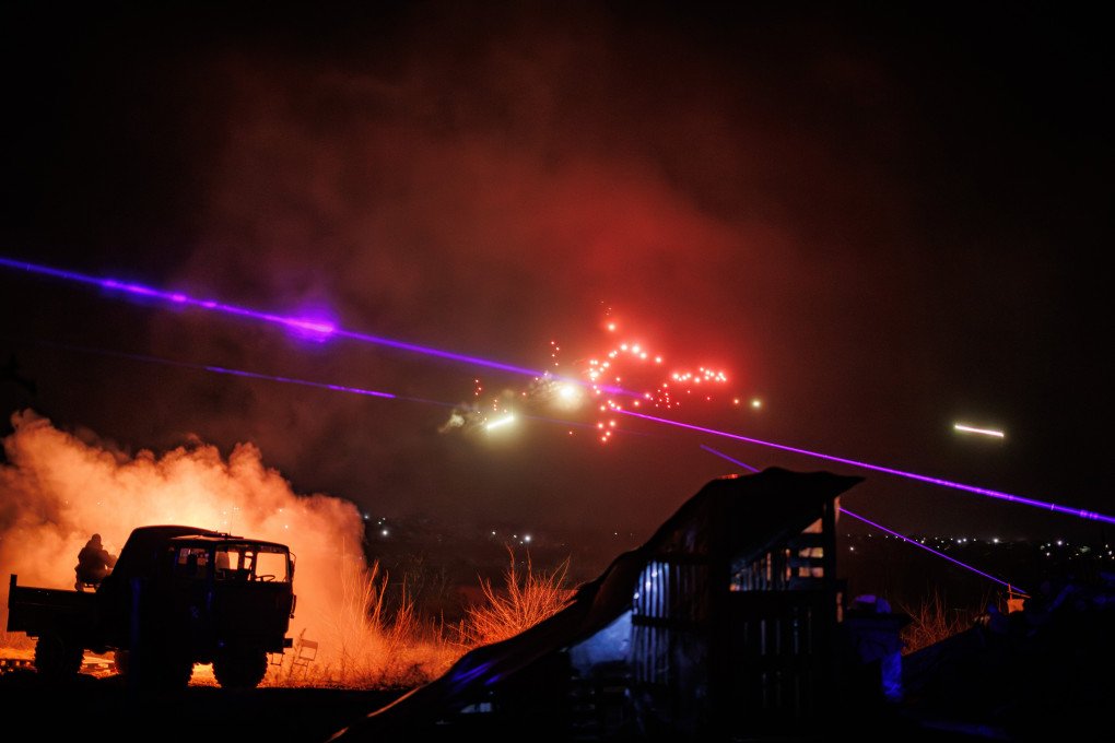 Ukrainian air defense mobile unit fires at a Russian aerial target on January 1, 2025. (Source: Getty Images)