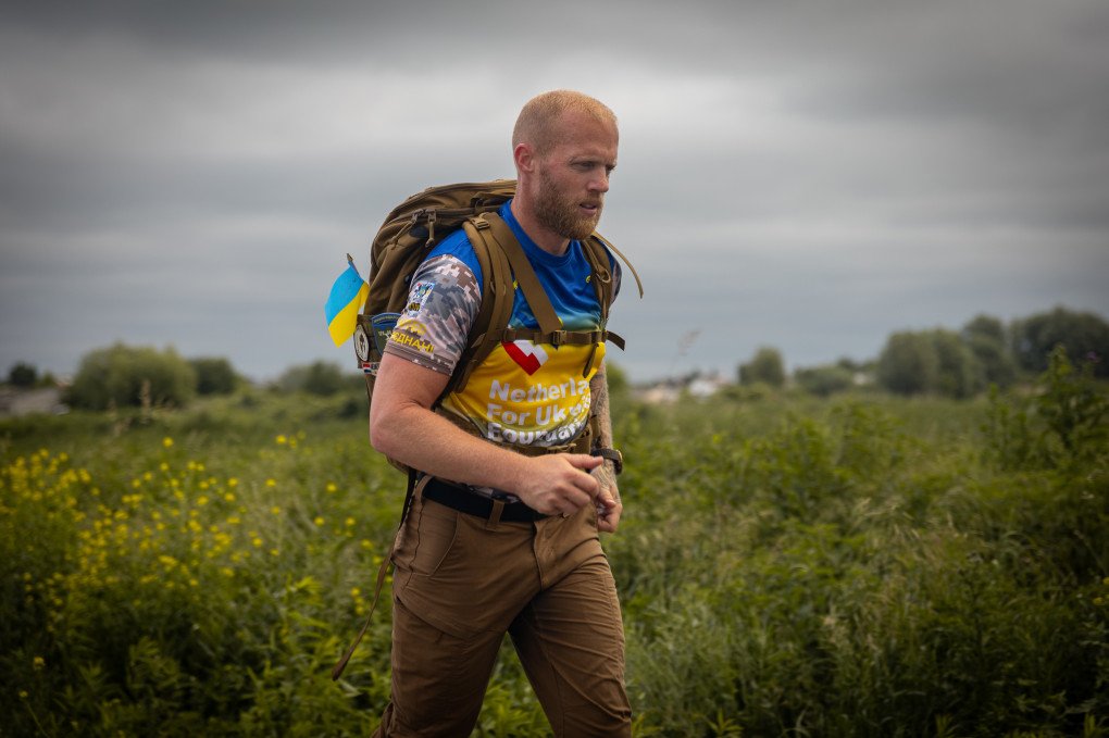 Robin Imthorn, Dutch Marine and author of a book on struggles with PTSD, bringing awareness of the plight for Ukrainian veterans (photo: NL4UA) Robin Imthorn, Dutch Marine and author of a book on struggles with PTSD, bringing awareness of the plight for Ukrainian veterans (photo: NL4UA)