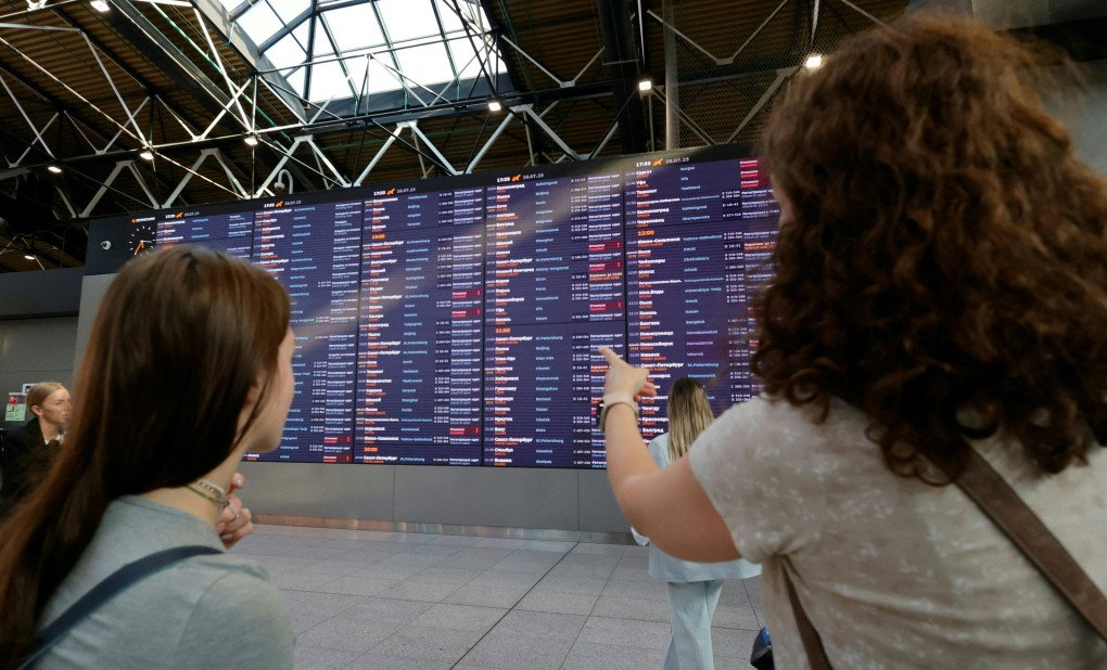 People wait for their flights at the Sheremetyevo International Airport on the outskirts of Moscow on July 28, 2025. (Photo by Tatyana Makeyeva via Getty Images) People wait for their flights at the Sheremetyevo International Airport on the outskirts of Moscow on July 28, 2025. (Photo by Tatyana Makeyeva via Getty Images)