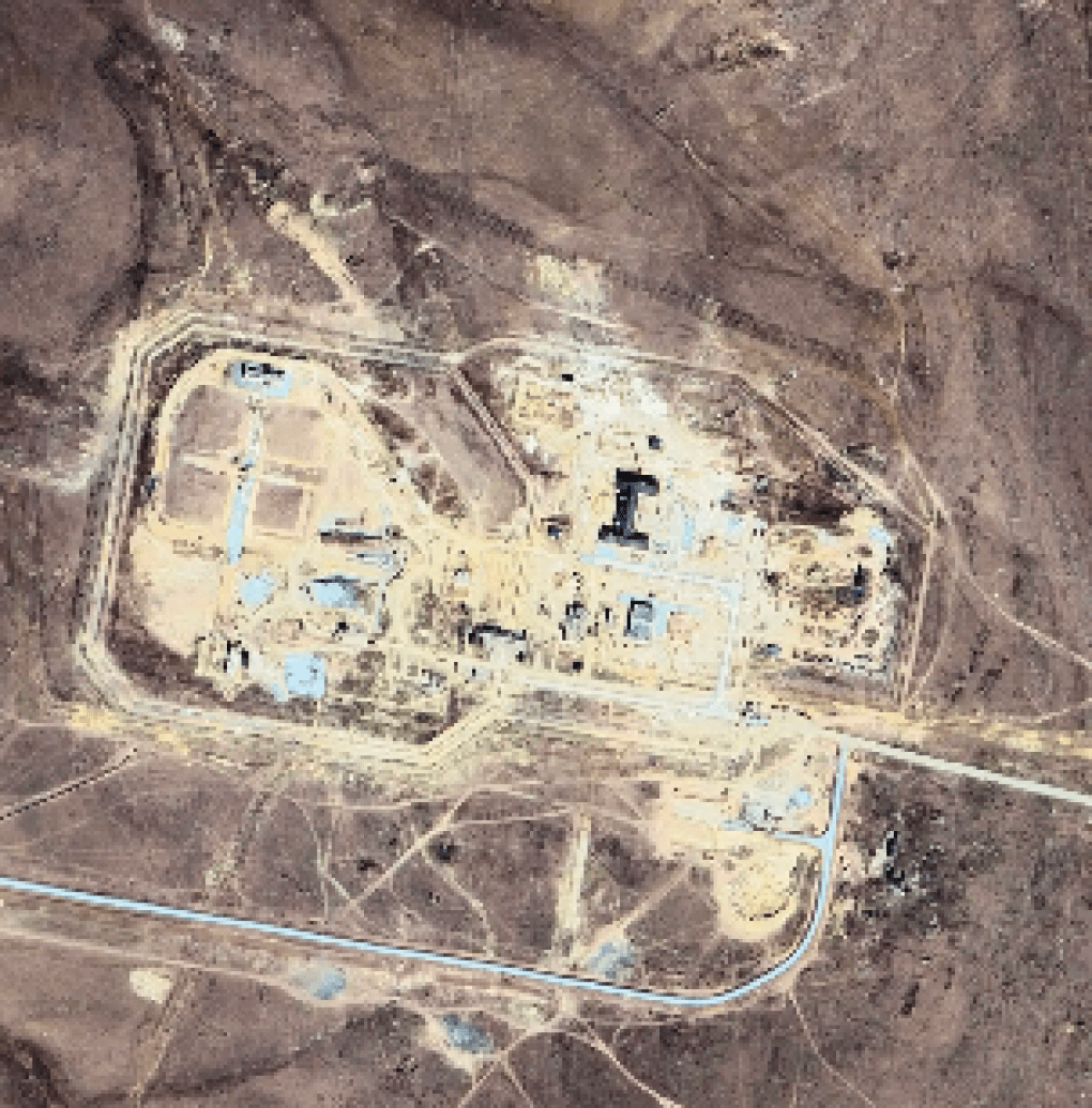 Base del 368.º Regimiento de Misiles ruso en 2024. (Fuente: Danwatch)