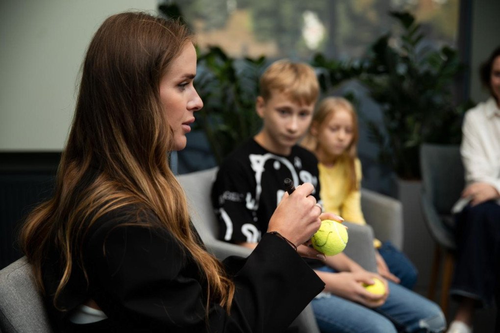 Elina Svitolina meeting Ukrainian children Russia tried to steal. Elina Svitolina meeting Ukrainian children Russia tried to steal.