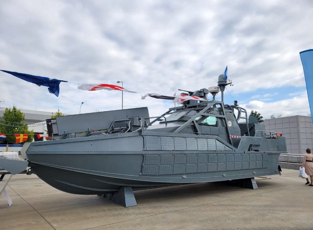 Russian Project 05060 assault boat. (Source: Russian media)