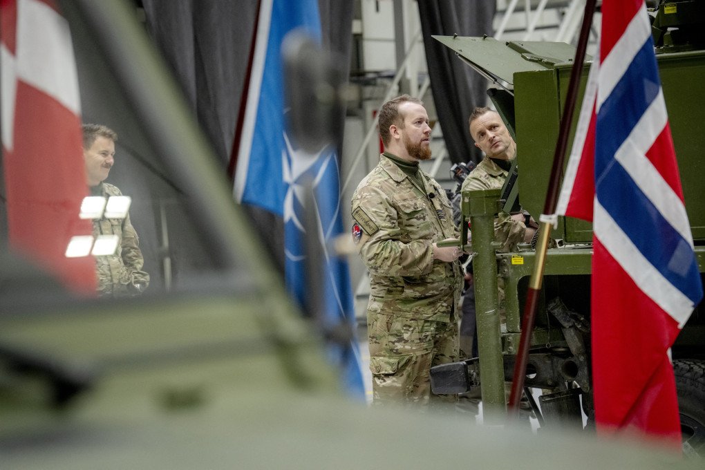 United Nordic Air Defenders personnel stand next to a device of the Nasams air defense system at the Orland Air Station in Norway on November 29, 2025. (Photo by Ida Marie Odgaard via Getty Images) United Nordic Air Defenders personnel stand next to a device of the Nasams air defense system at the Orland Air Station in Norway on November 29, 2025. (Photo by Ida Marie Odgaard via Getty Images)
